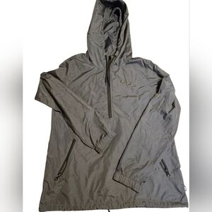 Vans Women's Small Dark Gray Hooded Windbreaker